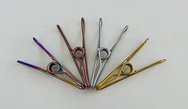 Marine Grade Eternity Laundry Pegs - 316 Stainless Steel Gold Large