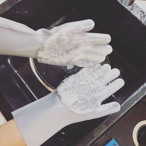 Antibacterial Silicone Cleaning Gloves