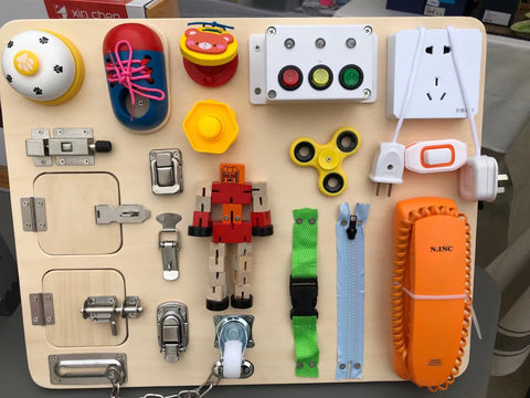 Montessori Busy Board - Robot