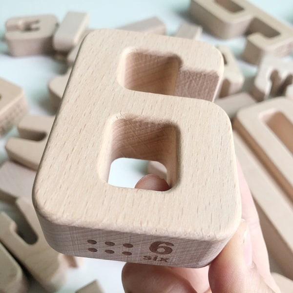 Montessori Wooden Number Building Blocks