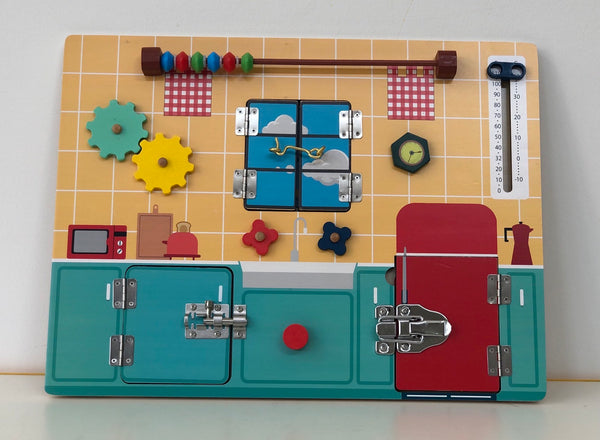 Montessori Busy Board - Kitchen