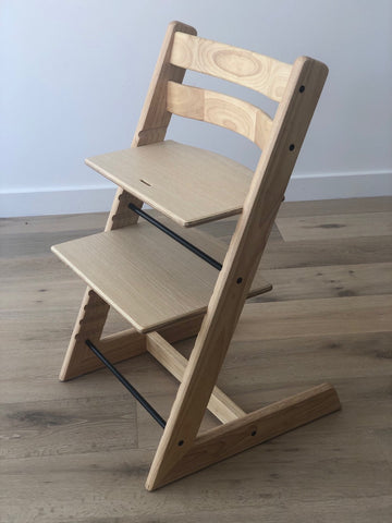 Premium Oak Wooden Highchair for all ages - Oak colour