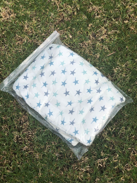 Cushion for the Highchair - blue star